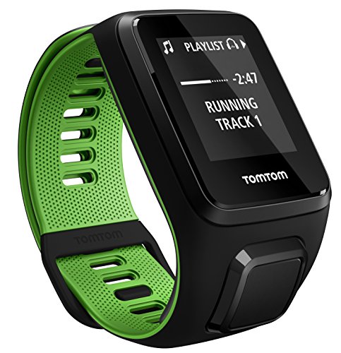 TomTom Runner 3 Cardio + Musik GPS-Sportuhr Inkl. Bluetooth Kopfhörer (Routenfunktion, 3GB Speicherplatz für Musik, Eingebauter Herzfrequenzmesser, Multisport-Modus, 24/7 Aktivitäts-Tracking)