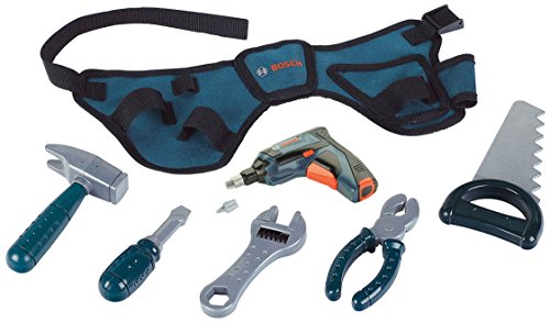 Theo Klein 8260 - Bosch Werkzeuggürtel mit Akkuschrauber, Professional, Spielzeug