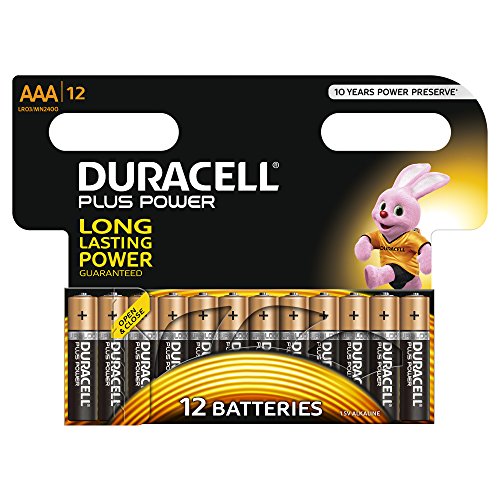 Duracell MN2400B12 Plus Power Batterie AAA 12 Pack