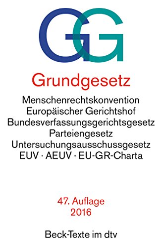 Grundgesetz GG (dtv Beck Texte)