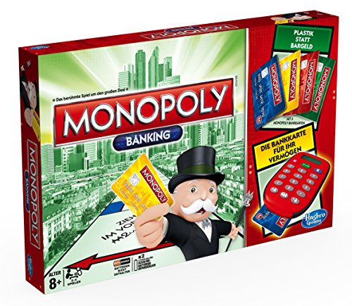 Hasbro Spiele A7444100 - Monopoly Banking, Familienspiel
