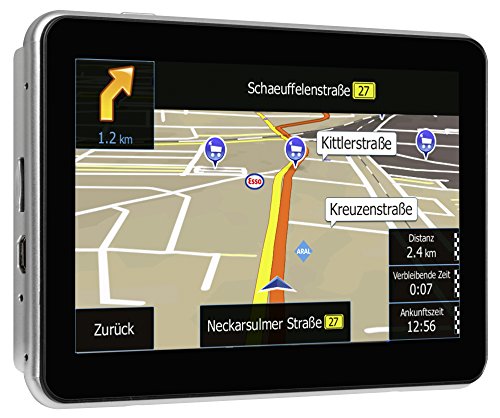 Blaupunkt TravelPilot 73 CE LMU Navigationssystem mit 17,5 cm (7 Zoll) Display, Kartenmaterial Zentraleuropa, lebenslange Karten-Updates*, TMC Stauumfahrung