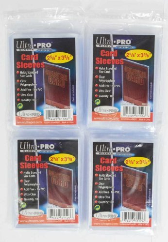 400 Stück Ultra Pro Standard Schutzhüllen Sleeves 4x 100er Packs Regular Soft Card