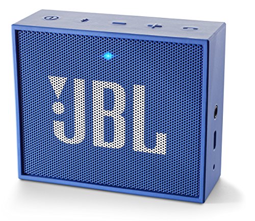 JBL Go Ultra Wireless Bluetooth Lautsprecher (3,5mm AUX-Eingang, geeignet für Apple iOS und Android Smartphones, Tablets und MP3 geräten) blau