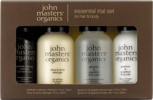 John Masters Organics Essential Travel Kit, 1er Pack (1 x 120 ml)