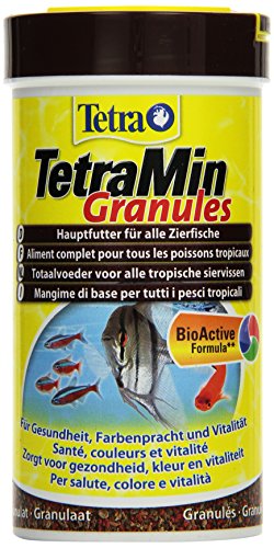 TetraMin Granules (Hauptfutter in Granulatform für alle kleinen Zierfische wie z.B. Salmler und Barben), 250 ml Dose