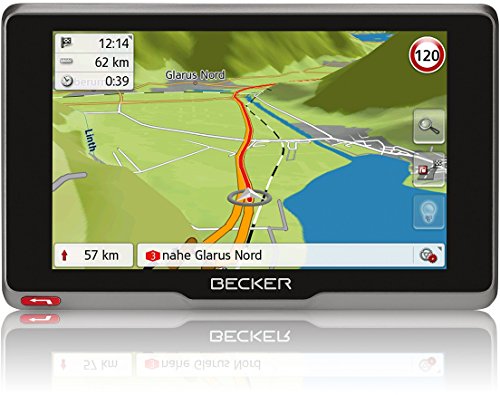 Becker active.7s EU Navigationsgerät (17,8 cm (7 Zoll) kapazitives Echtglasdisplay, 46 Länder, lebenslange Kartenupdates, TMC, inkl. MagClick Aktivhalter)
