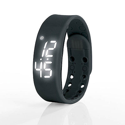 vitalmaxx LED Fitness Armband Sport Uhr Activity Tracker Schlafüberwachung