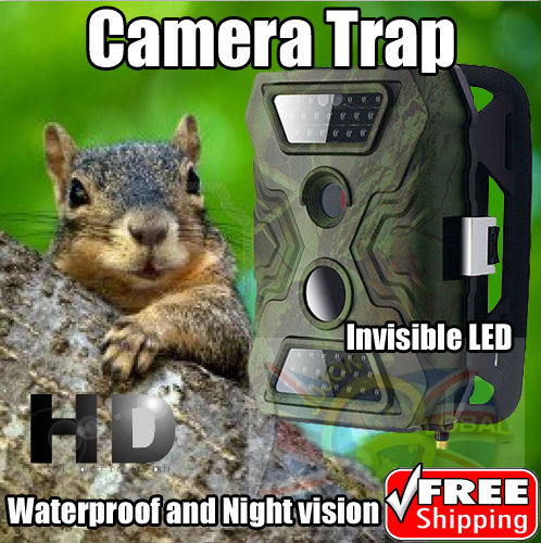 HD Motion Detector Wildlife Spy Camera Trap Video Wireless 12.0 MP IR Cam New UK