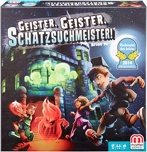 Mattel Y2554 - Geister Geister Schatzsuchmeister, Strategiespiel