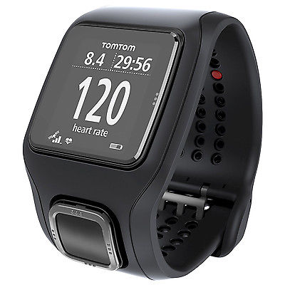 TomTom Runner Cardio GPS-Sportuhr Watch Laufuhr Schwarz NEU+OVP