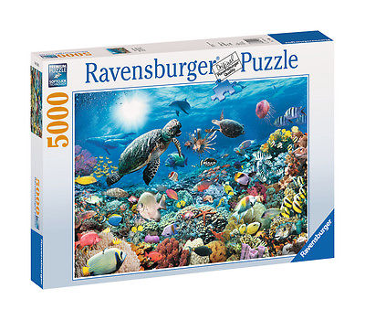 Ravensburger 17426 - Leben im Korallenriff - 5000 Teile Puzzle (153 x 101 cm)