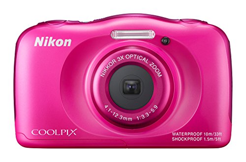 Nikon Coolpix S33 Digitalkamera (13,2 Megapixel, 3-fach opt. Zoom, 6,9 cm (2,7 Zoll) LCD-Display, USB 2.0, bildstabilisiert) pink