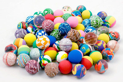 100 x Flummis Flummi Springball 25 mm Hüpfball Bouncing Ball Mitgebsel Tombola