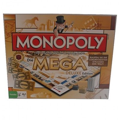 Hasbro A67171 Parker Monopoly Mega Deluxe Edition Brettspiel Gesellschaftsspiel