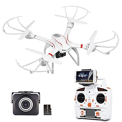 DBPOWER MJX X101C WIFI FPV Drohne mit 720P HD Kamera Live Video Quadcopter Mit Stoßdämpfung Stent Kompatibel mit VR-Headset