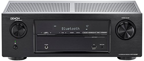 Denon AVRX520BTBKE2 AV-Receiver (5x HDMI, 3D-4K-HD Master, 5x 140 Watt, Bluetooth, Surround 5.1) schwarz