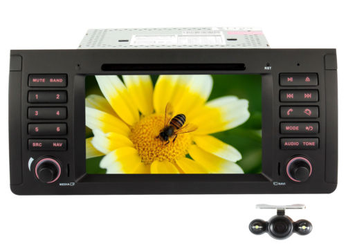 Rückfahrkamera+Neu Autoradio Für BMW E39 5er E53 X5 Mit GPS Navi Navigation DVD