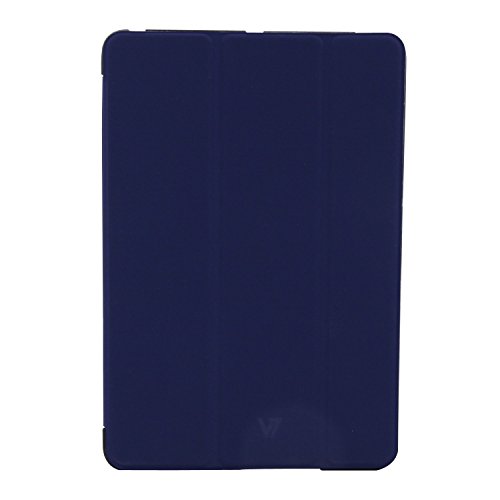V7 TAM37DBLU-2E Ultra Slim Folio Etui-Schutz mit Standoption für Apple iPad mini dunkel blau