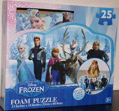 Sambro DFR-5571 Disney Frozen Die Eiskönigin Boden Puzzle 25 Teile Schaumpuzzle