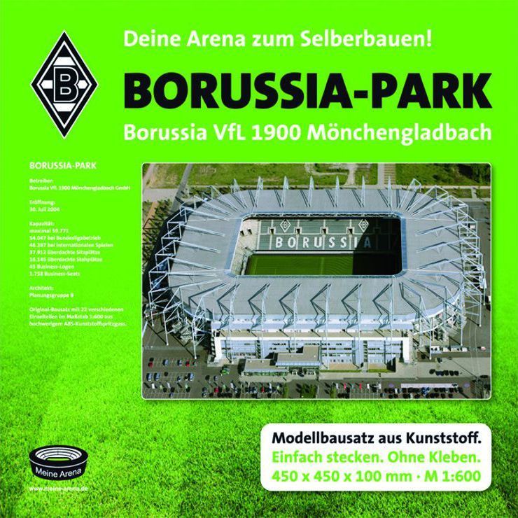 Borussia Mönchengladbach Stadion Borussia-Park Bausatzzum Selberbauen Fanartikel