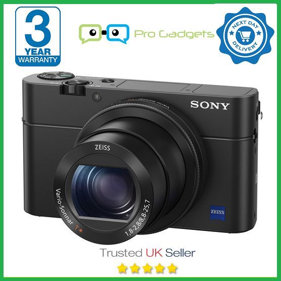 Sony Cyber-shot DSC-RX100 IV 20.1MP 4K Digital Camera - 3 Year Warranty