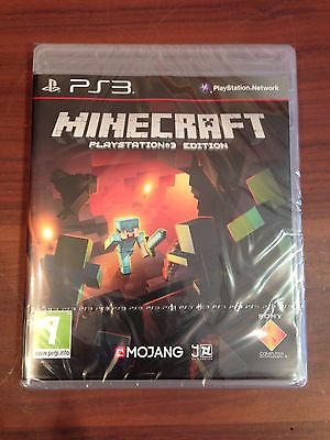 New Minecraft Playstation 3 Edition Sony PS3 Sealed UK PAL Game In Stock
