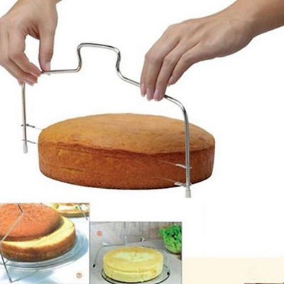 Edelstahl Kuchen Cutter Leveler Dekoration Draht Brotschneidmaschinen Werkzeug