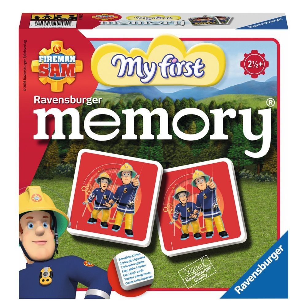 Feuerwehrmann Sam - Kinder My First Memory® Spiel - 24 Bildkarten