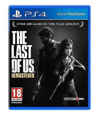 THE LAST OF US REMASTERED PS4 Brand New and Sealed