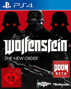 Sony Playstation 4 PS4 Spiel Wolfenstein The New Order USK 18