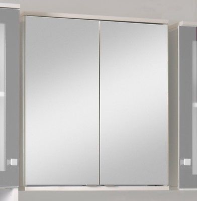 NEU! Badezimmerspiegel Badspiegel Spiegelschrank mit 2 Türen, weiß