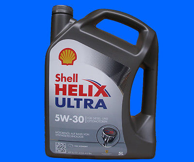 5 Liter 5W-30 Shell Helix Ultra 5W30 Motoröl MERCEDES 229.5 BMW LL-01 VW RENAULT