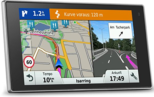 Garmin DriveLuxe 50 LMT-D EU PKW-Navi - 5''  Touch-Glasdisplay, lebenslange Kartenupdates, Verkehrsfunklizenz, Premium Design