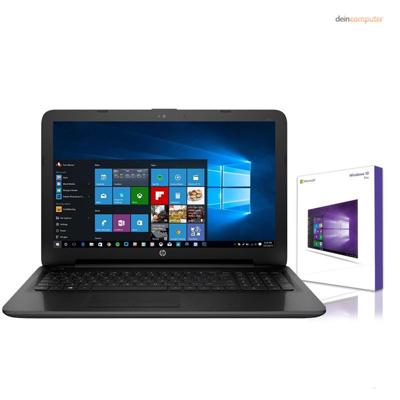 HP Notebook 15,6 Zoll - Quad Core 4 x 1,80 GHz - 1000 GB - 8 GB - Windows 10
