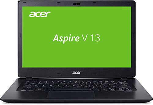 Acer Aspire V 13 (V3-372-33XV) 33,8 cm (13,3 Zoll Full HD IPS) Notebook (Intel Core i3-6157U, 4GB RAM, 128GB SSD, Intel Iris Graphics 550, Win 10 Home) schwarz