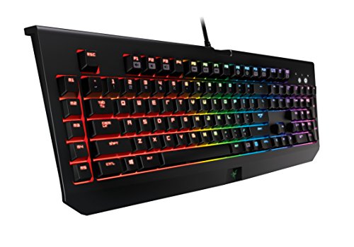 Razer BlackWidow Chroma Mechanische Gaming Tastatur (RGB Beleuchtet und voll programmbierbar mit 5 Macrotasten)