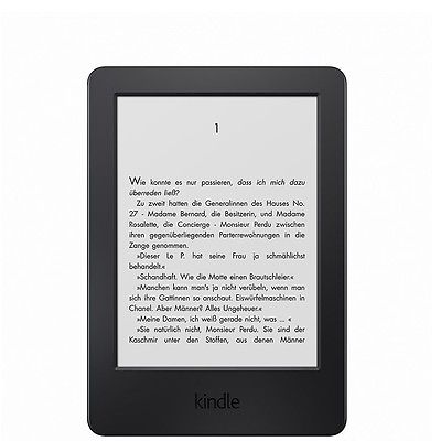 Amazon Kindle eReader 15,2cm 6 Zoll Touchscreen ohne Spiegeleffekte WLAN