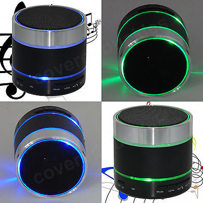 New! Wireless Bluetooth Portable Speaker for iPhone iPad MP3 + LED Light Dancing