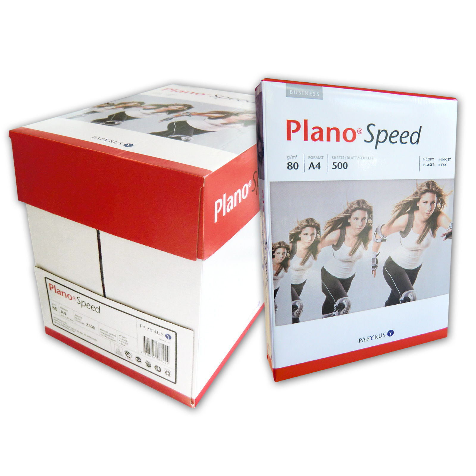 2500 Blatt Kopierpapier A4 80g/m Plano Speed Druckerpapier Fax Copy Paper Laser 