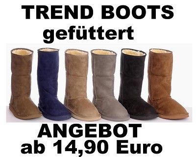 Damen Winter Stiefel Boots warm GEFÜTTERT TOP MODERNE Winterschuhe Winterstiefel