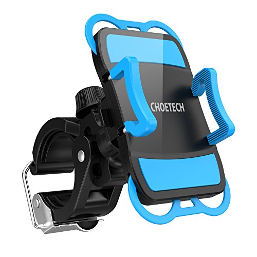 Fahrrad Handyhalterung CHOETECH Verstellbarer Fahrrad&Motorrad Handyhalter 360-Grad-Drehung für iPhone, Samsung und andere Smartphones