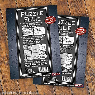 2x Puzzlekleber Puzzlefolie Neu  SONDERAKTION!!