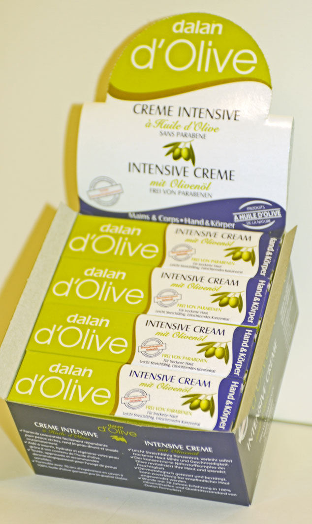 DALAN d`Olive Intensiv Handcreme m.Olivenöl Sparpack 12 Tuben Großpackung billig