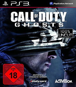 Sony Playstation 3 PS3 Spiel Call of Duty CoD Ghosts USK 18