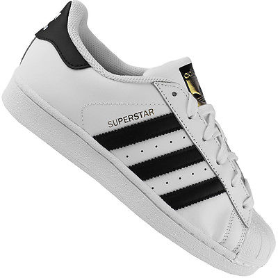 adidas Originals Superstar Turnschuhe Lederschuhe Schuhe Sneaker C77154 Weiß