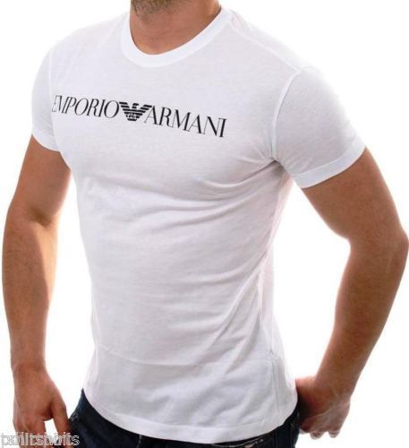 White Designer Emporio Armani  Men's Body Fit T-shirt sz M*L*XL