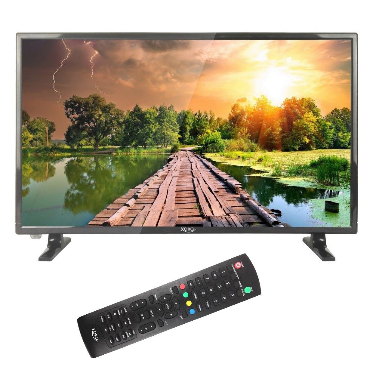 Xoro 2447 LED LCD TV 24 Zoll + DVB-T2 + HD SAT Receiver +USB +Triple Tuner(2446)