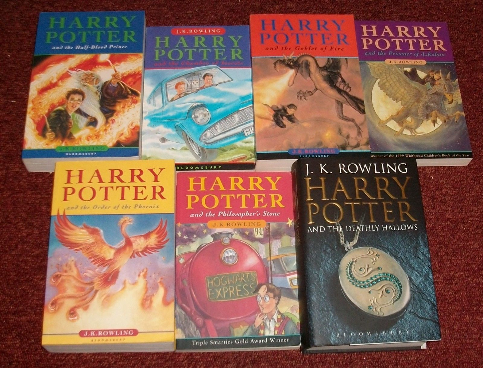 7 Bände Harry Potter in englischer Sprache - J. K. Rowling