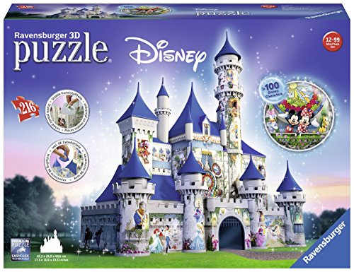 Ravensburger 3D-Puzzle 12587 - Disney Schloss, 216 plus 75-teilig Bauwerke